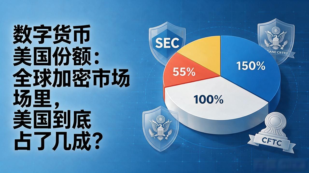 数字货币美国份额：全球加密市场里，美国到底占了几成