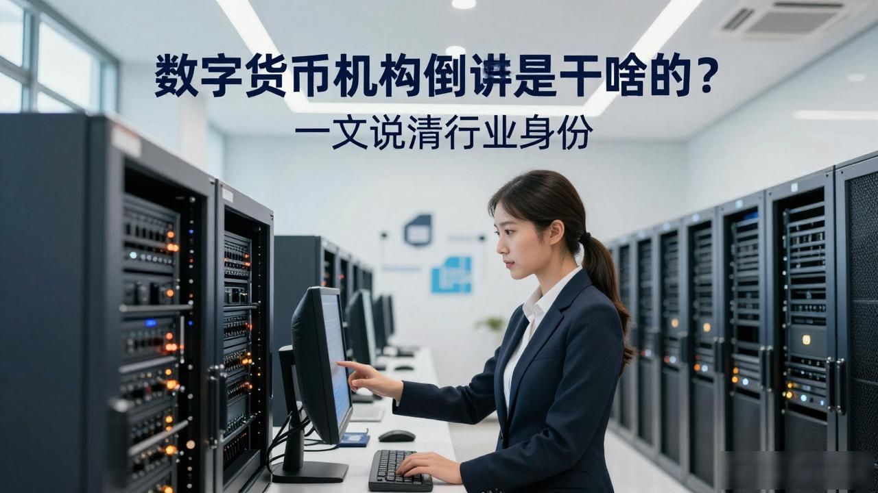 数字货币机构到底是干啥的？一文说清行业身份