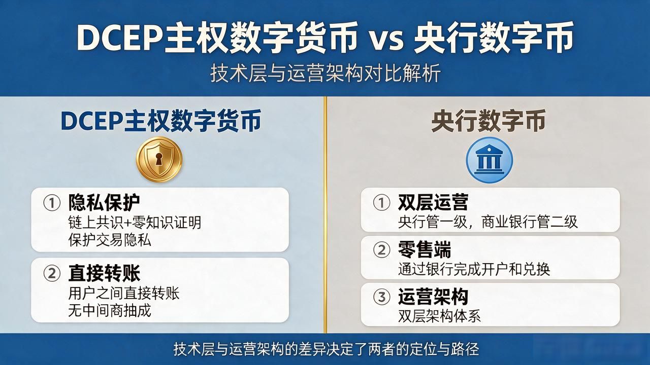 dcep主权数字货币是什么？和央行发的数字币有啥不同