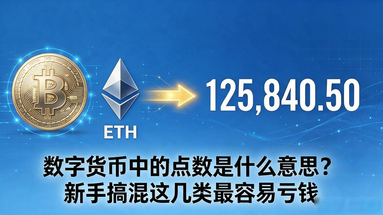 数字货币中的点数是什么意思？新手搞混这几类最容易亏钱