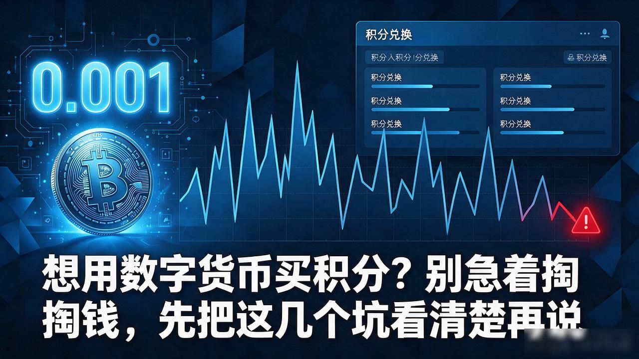 想用数字货币买积分？别急着掏钱，先把这几个坑看清楚再说