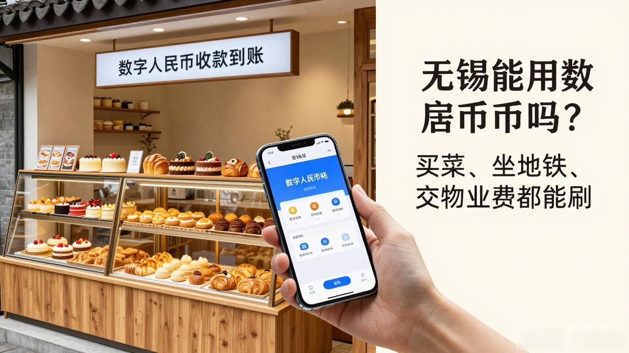 无锡能用数字货币吗？买菜、坐地铁、交物业费都能刷