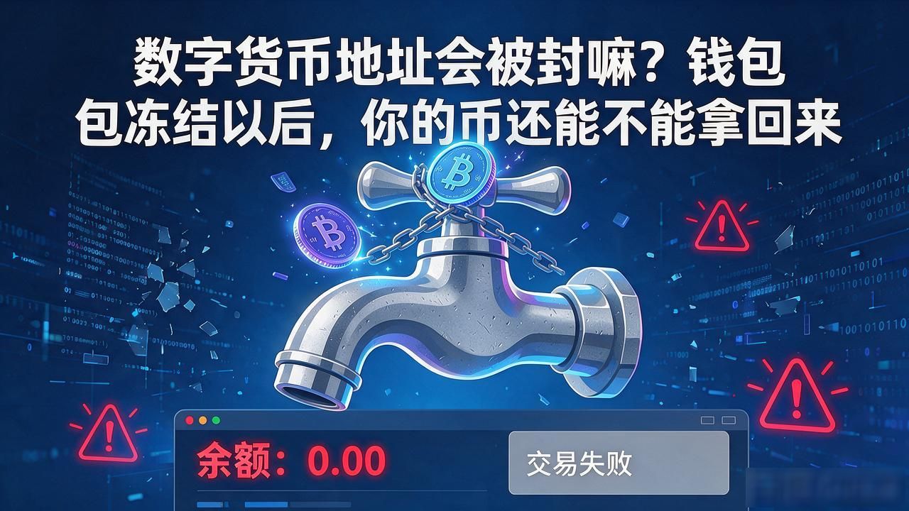 数字货币地址会被封嘛？钱包冻结以后，你的币还能不能拿回来