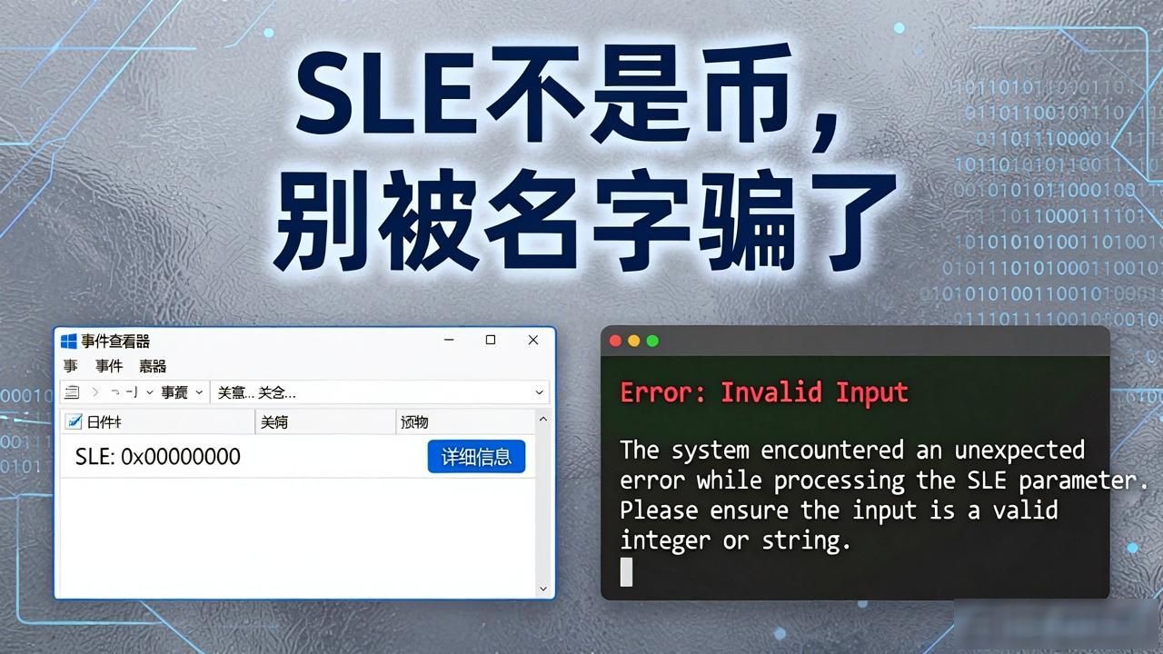 SLE是不是数字货币_SLE与数字货币的区别_sle是数字货币吗