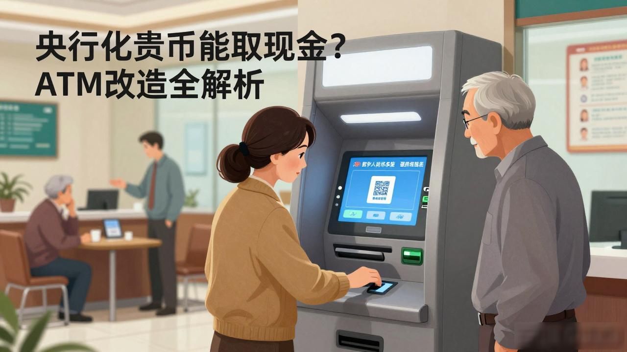 央行数字货币能取现金？ATM改造全解析