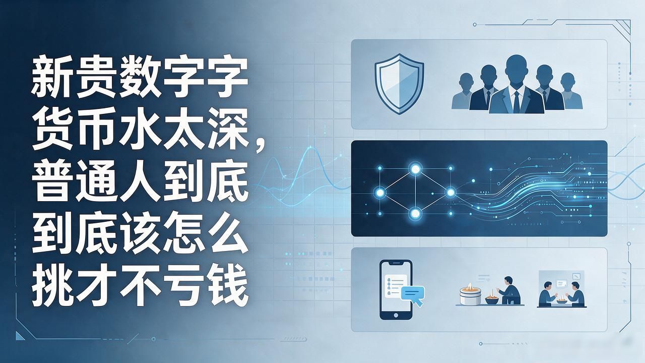 新贵数字货币水太深，普通人到底该怎么挑才不亏钱