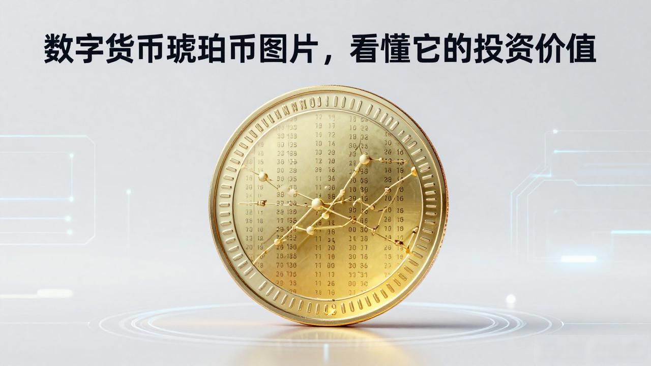数字货币琥珀币图片，看懂它的投资价值