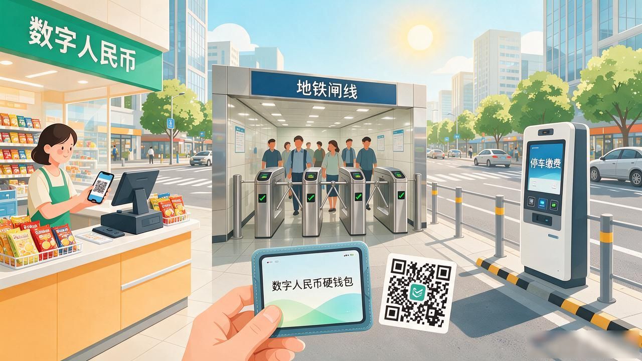 央行数字货币开网日期没有那一天，数字人民币是这样铺开的