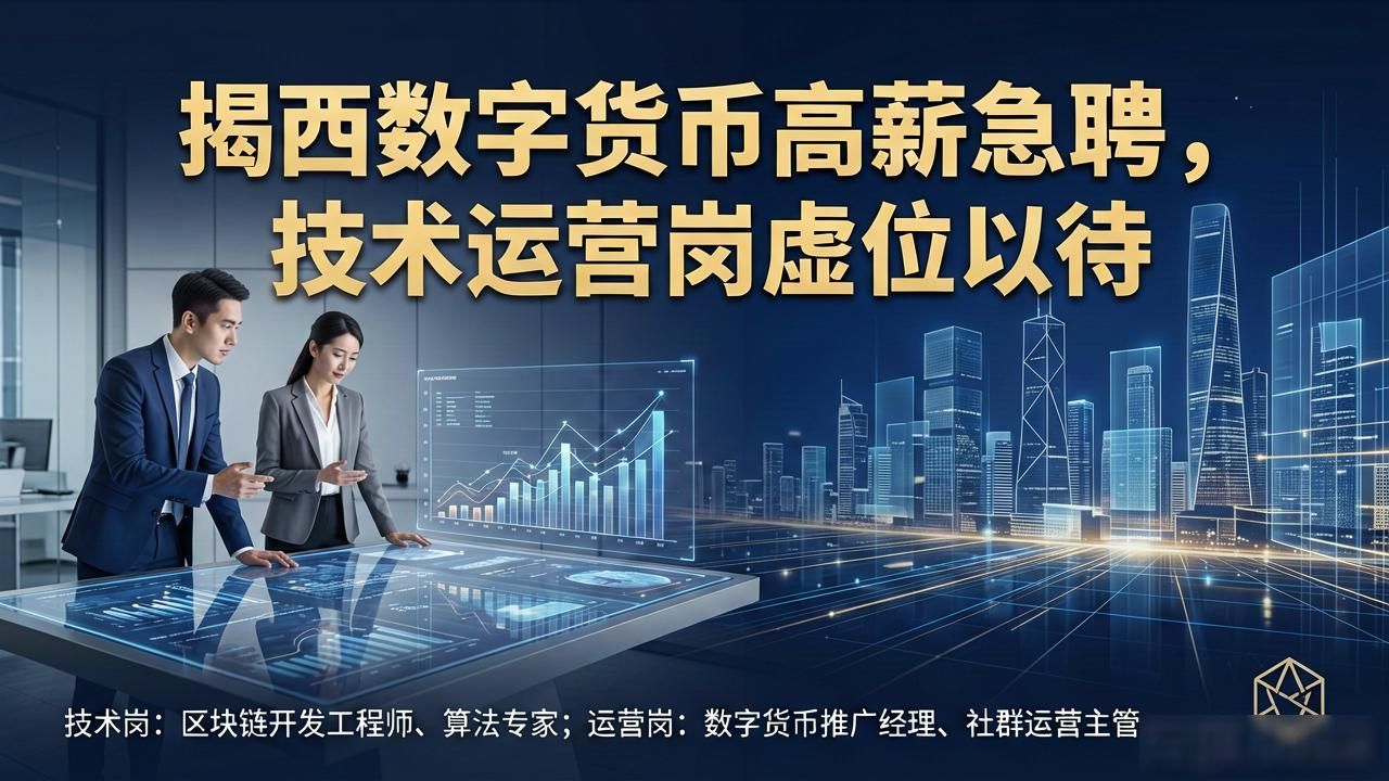 揭西数字货币高薪急聘，技术运营岗虚位以待