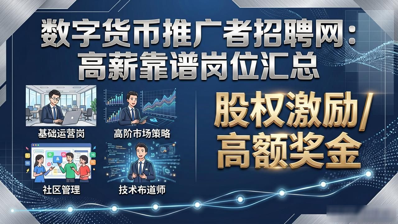 数字货币推广者招聘网：高薪靠谱岗位汇总