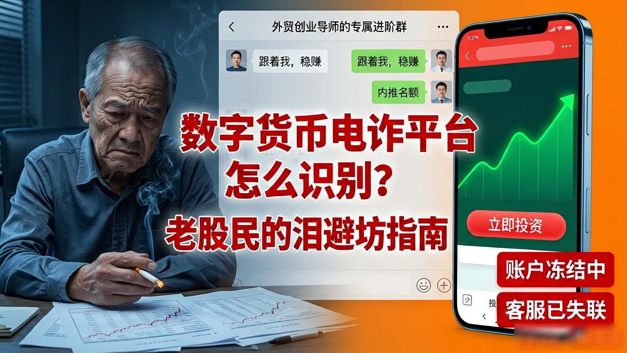 数字货币电诈平台怎么识别？老股民的血泪避坑指南