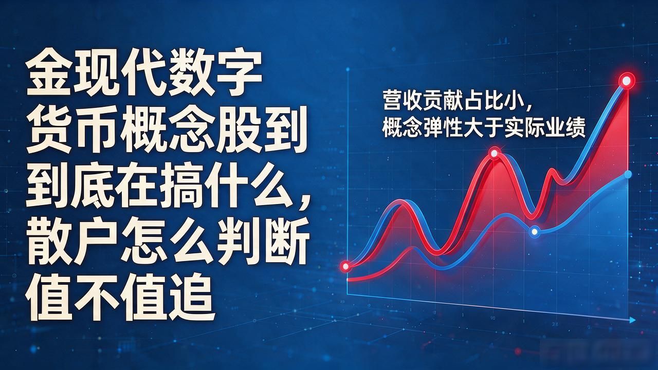 金现代数字货币概念股到底在搞什么，散户怎么判断值不值得追
