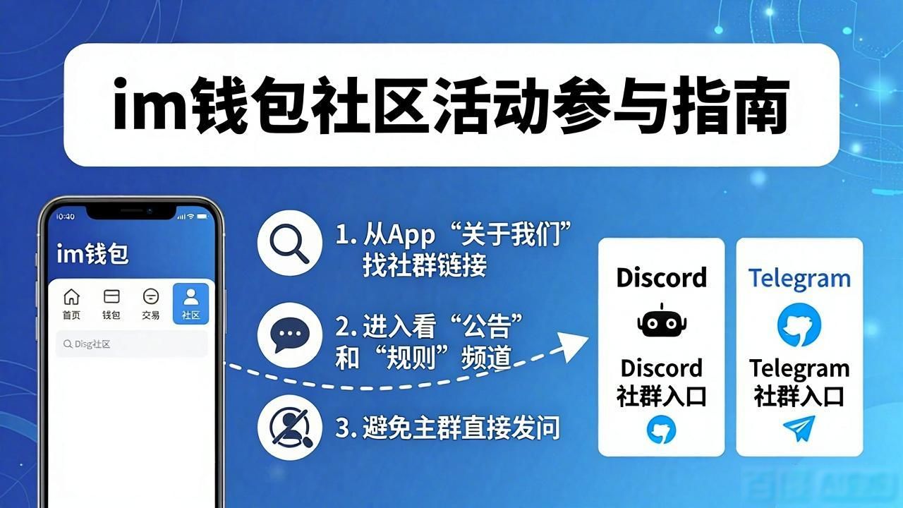 im钱包社区活动怎么玩？跟着这几步轻松参与