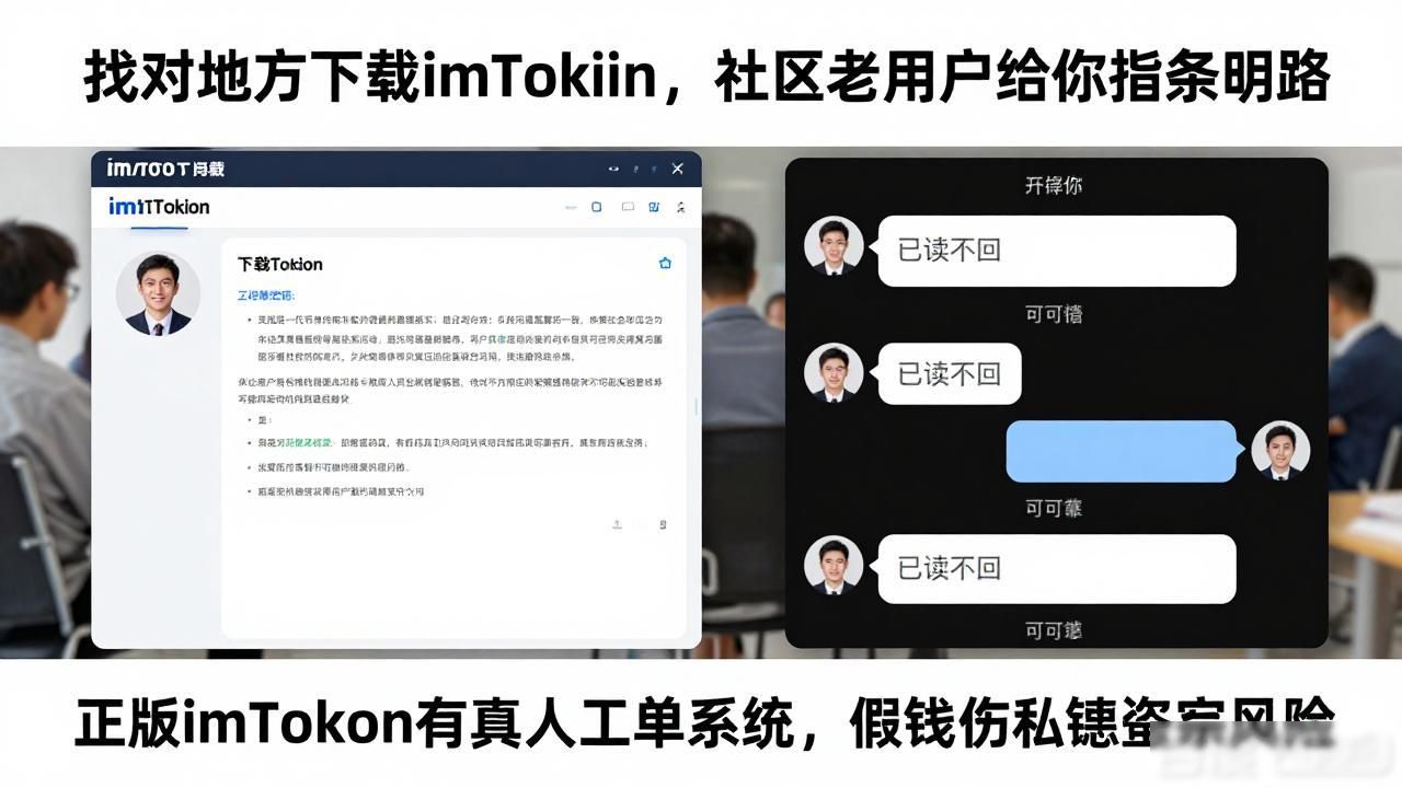 找对地方下载imToken，社区老用户给你指条明路