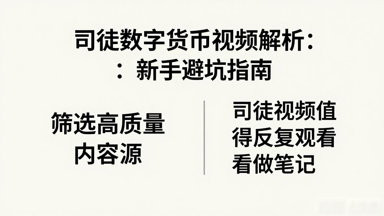 司徒数字货币视频_司徒技术面解读_数字货币视频分析