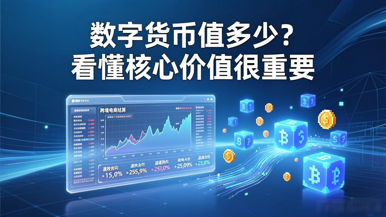 数字货币值多少？看懂核心价值很重要