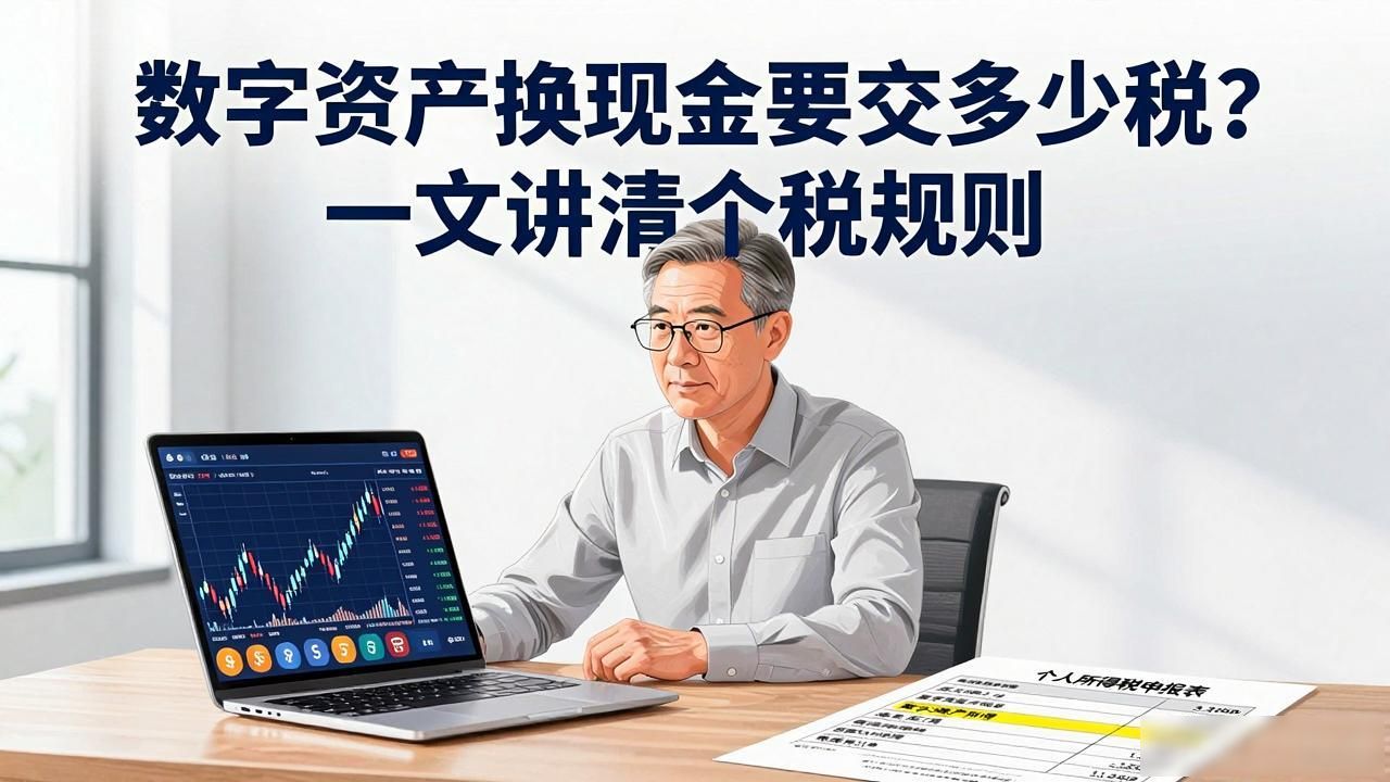 数字资产换现金要交多少税？一文讲清个税规则