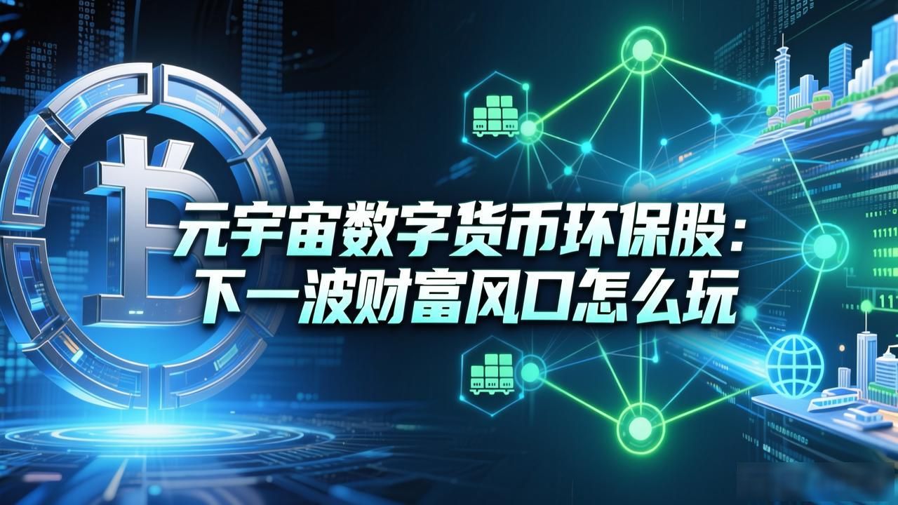 元宇宙数字货币环保股：下一波财富风口怎么玩