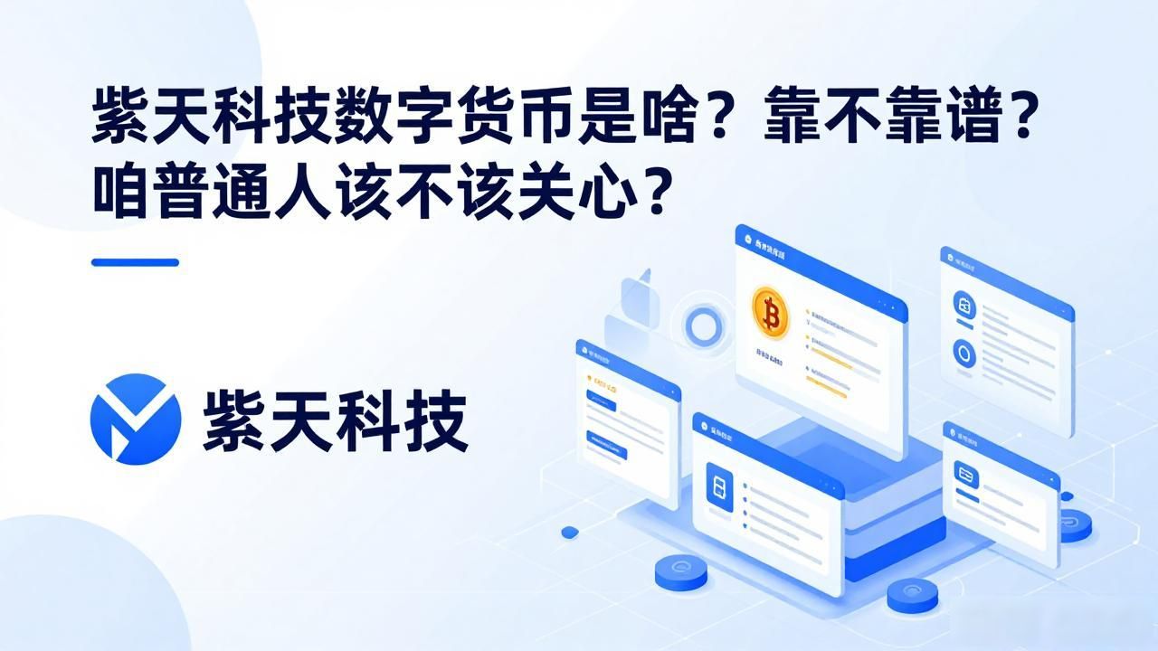 紫天科技数字货币是啥？靠不靠谱？咱普通人该不该关心？