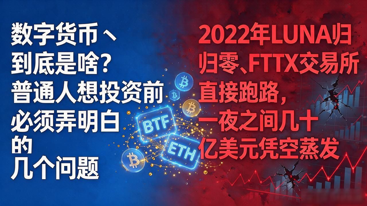 数字货币丶到底是啥？普通人想投资前必须弄明白的几个问题