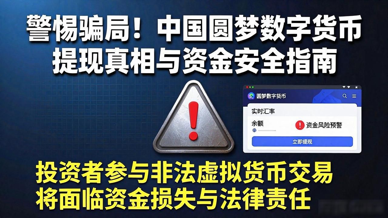 警惕骗局！中国圆梦数字货币提现真相与资金安全指南