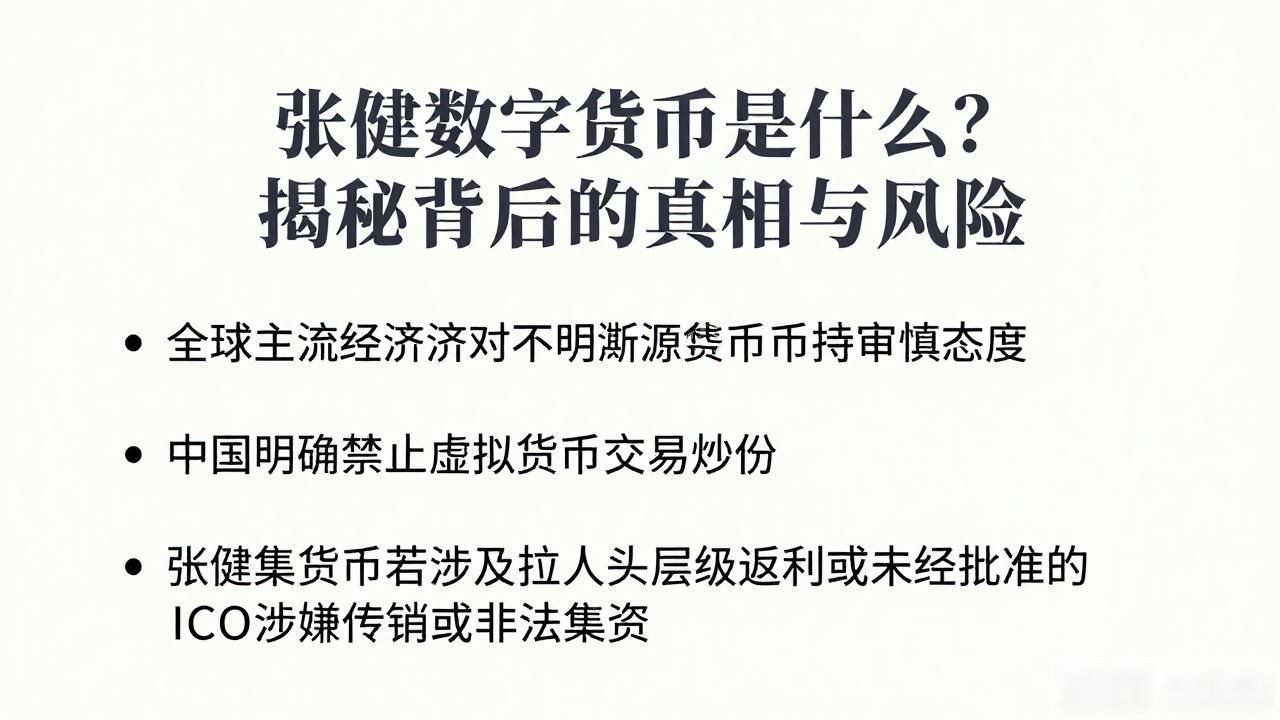 张健数字货币是什么？揭秘背后的真相与风险
