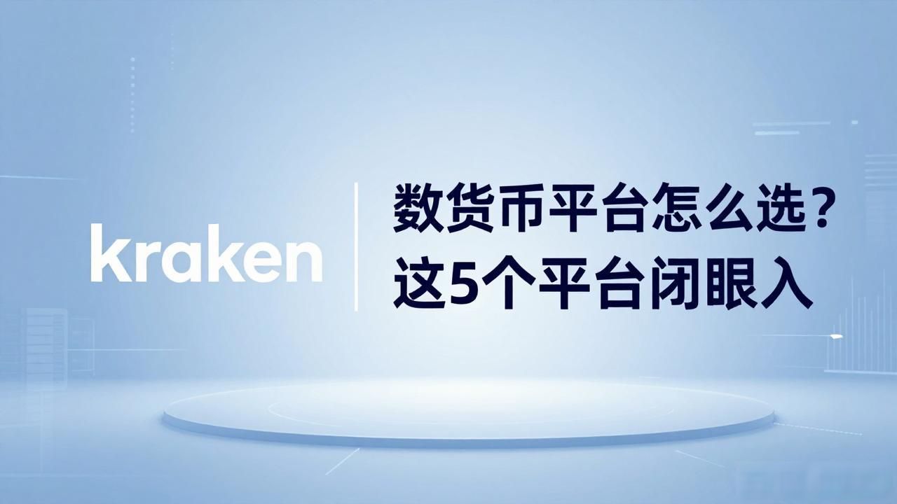 数字货币平台怎么选？这5个平台闭眼入