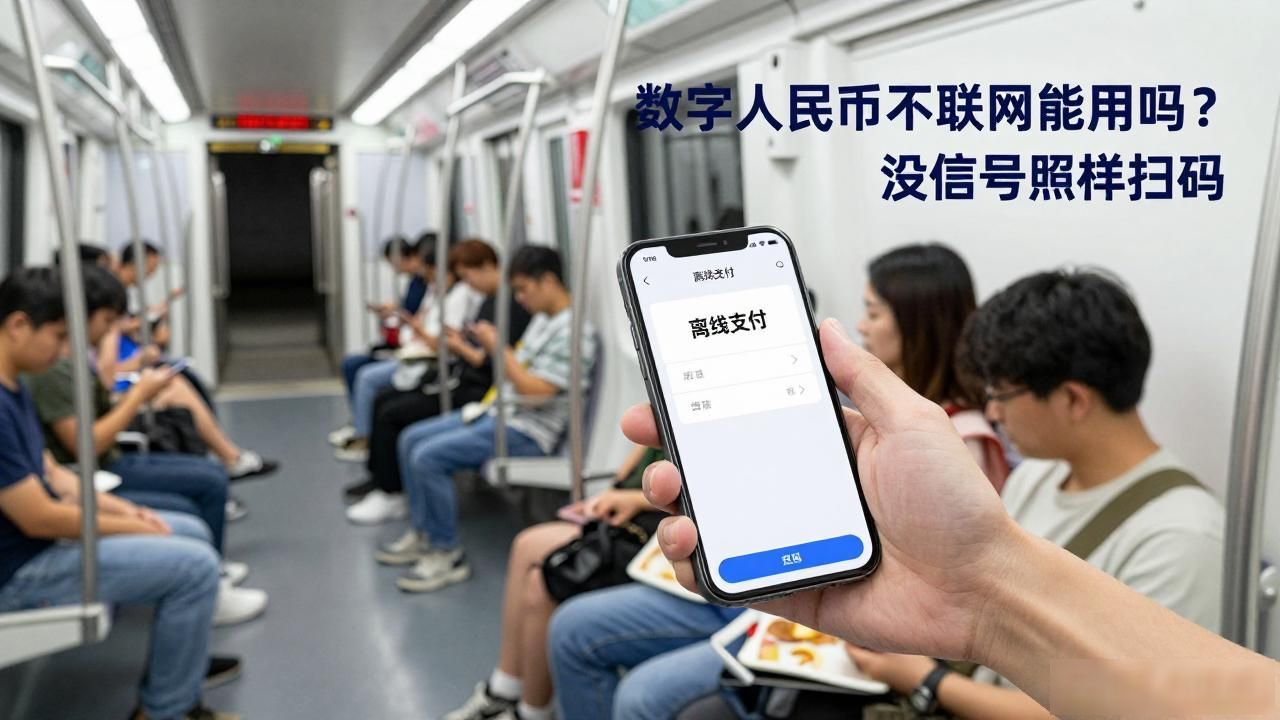 数字人民币不联网能用吗？没信号照样扫码，离线支付原理讲明白