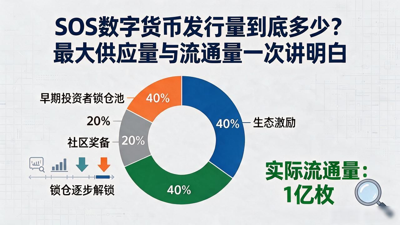 SOS数字货币发行量到底多少？最大供应量与流通量一次讲明白