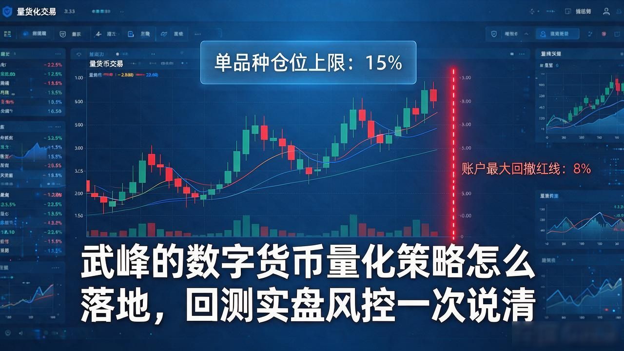 武峰的数字货币量化策略怎么落地，回测实盘风控一次说清