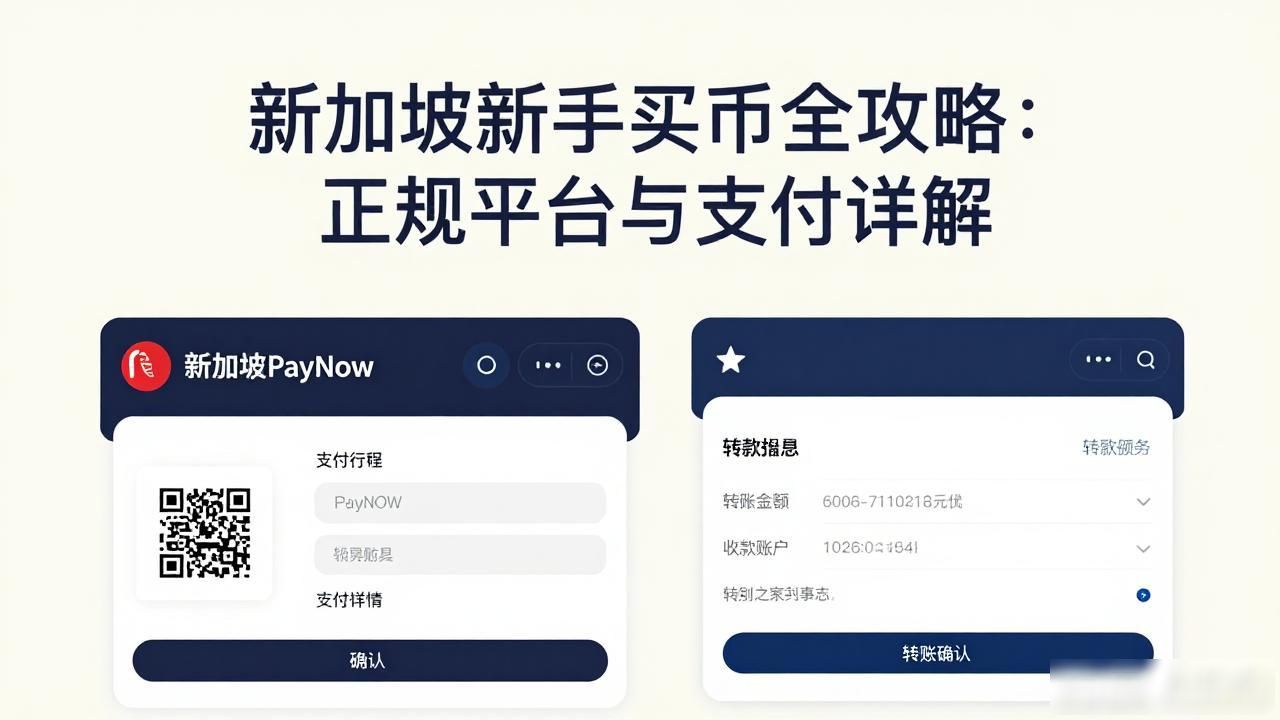 新加坡新手买币全攻略：正规平台与支付详解