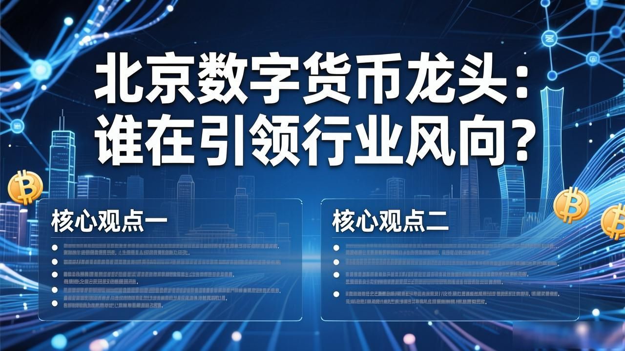 北京数字货币龙头：谁在引领行业风向？