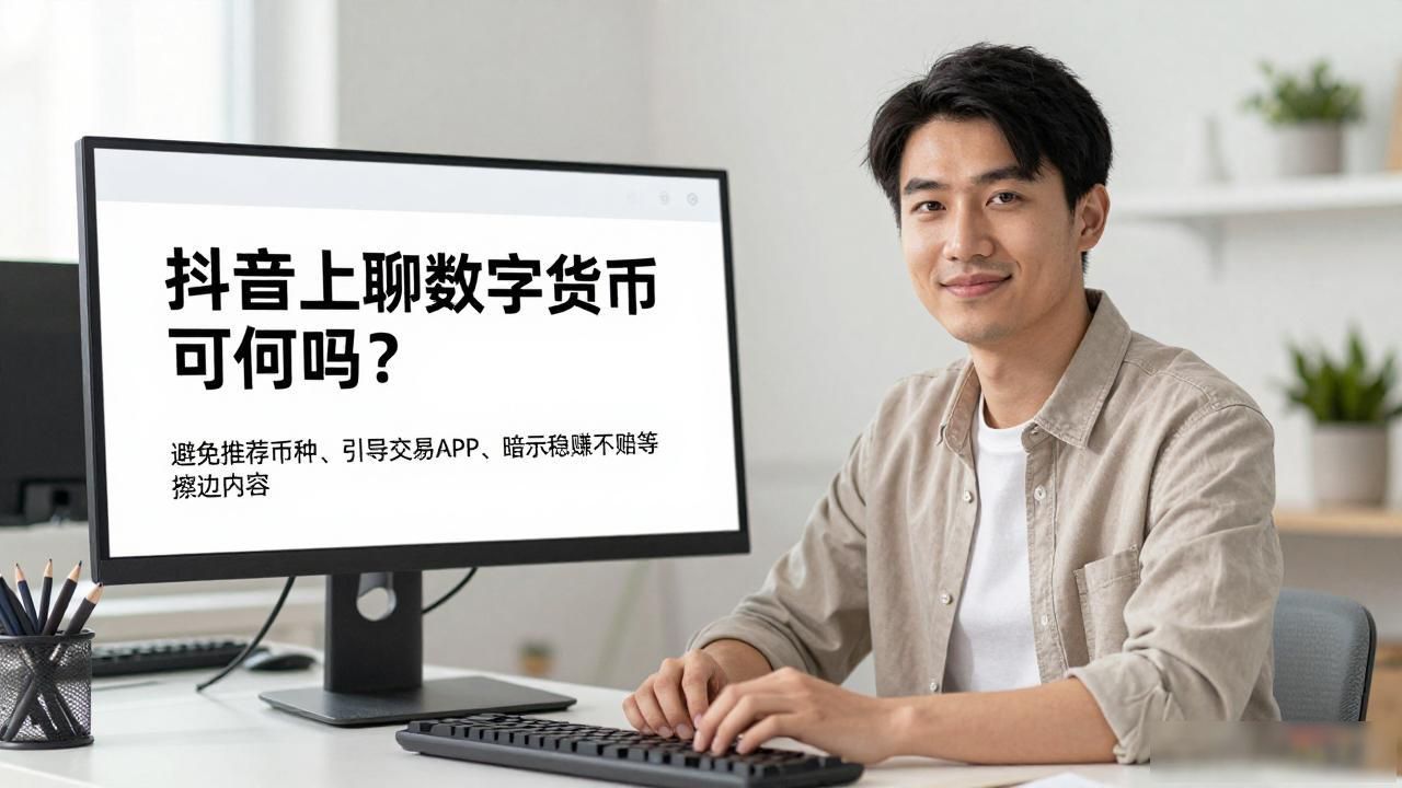 抖音上聊数字货币可行吗？
