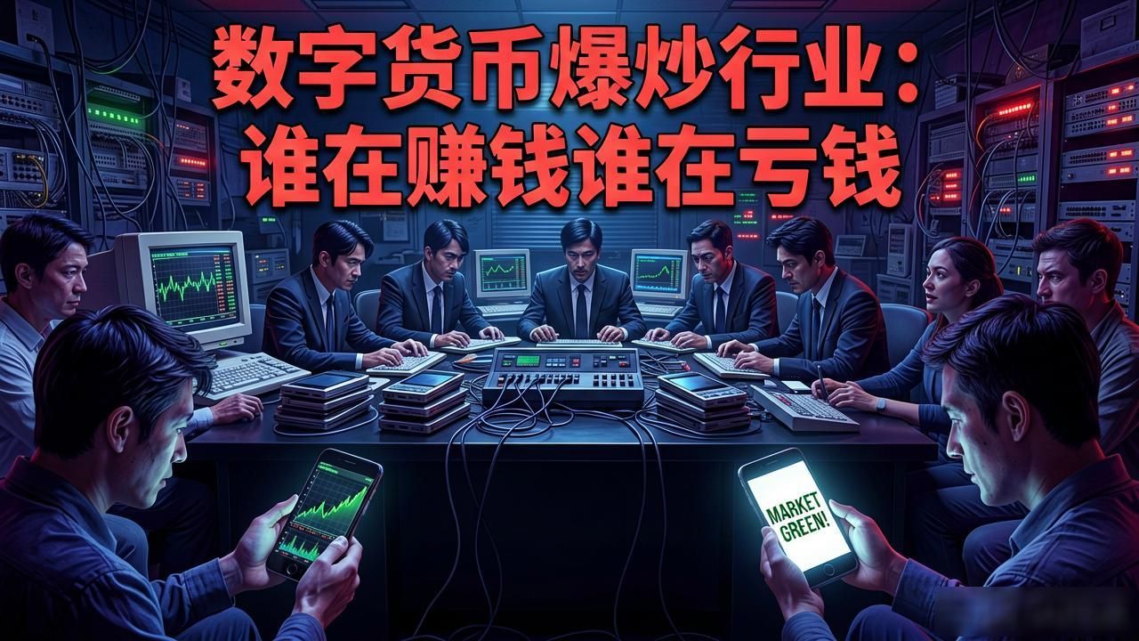 数字货币爆炒行业：谁在赚钱谁在亏钱
