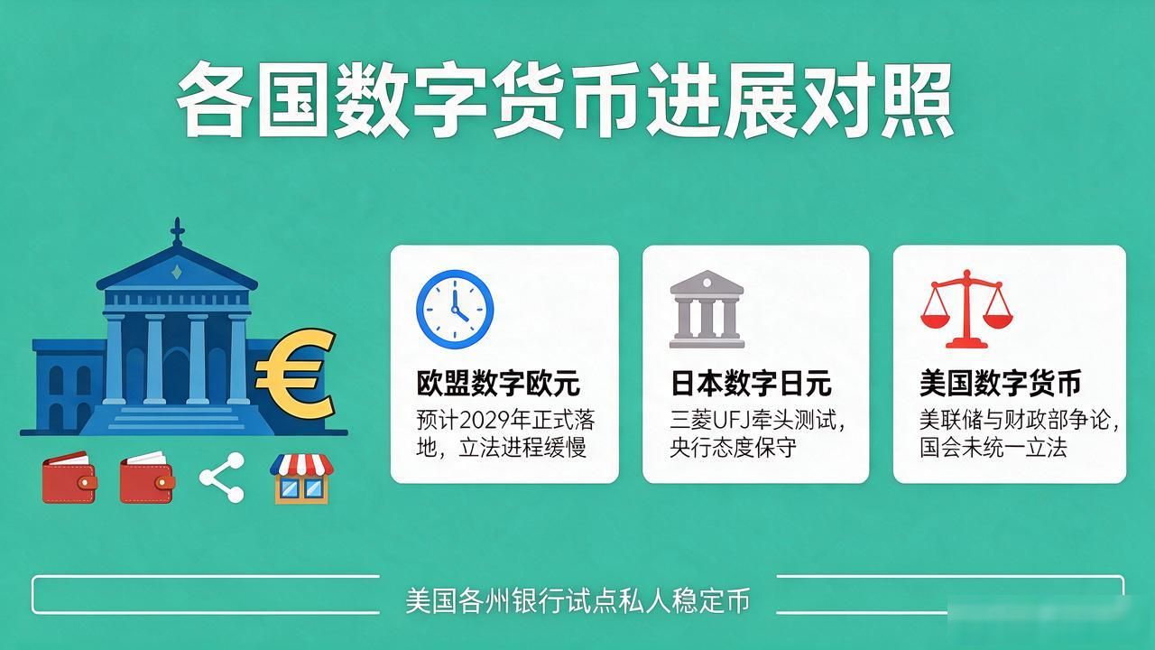 各国数字货币进展对照：哪些已落地，哪些还在试验田