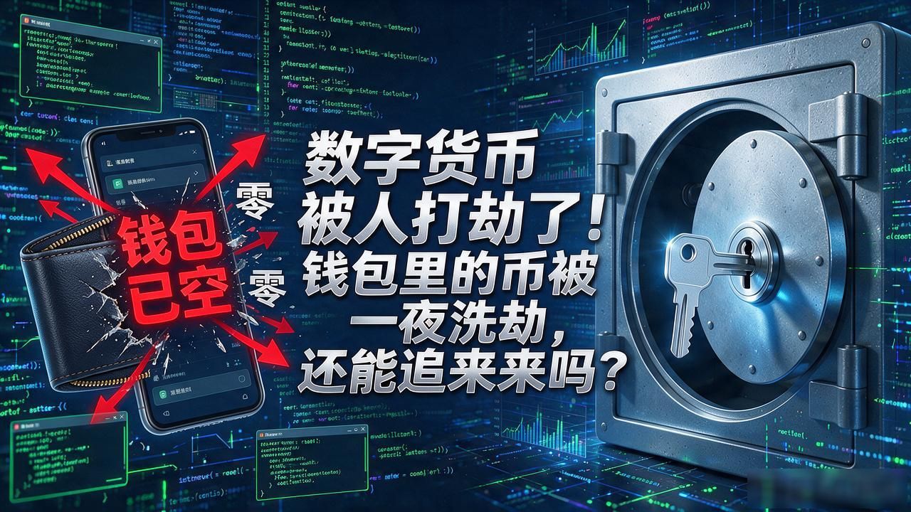 数字货币被人打劫了！钱包里的币被一夜洗劫，还能追回来吗