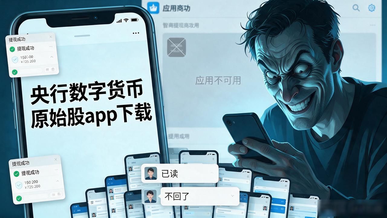 搜央行数字货币原始股app下载的人，十有八九要被骗