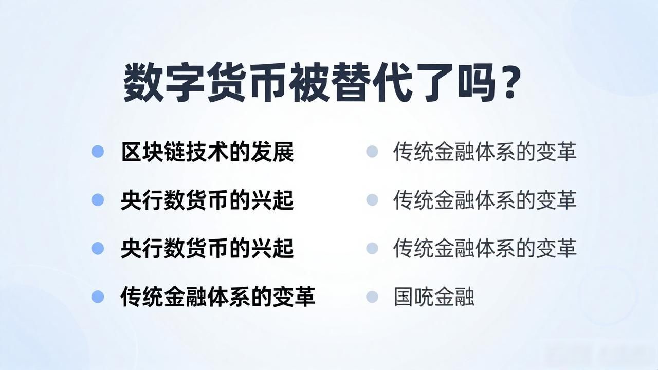 数字货币被替代了吗_2026年比特币与数字人民币的发展_数字人民币对大众货币认知的改变
