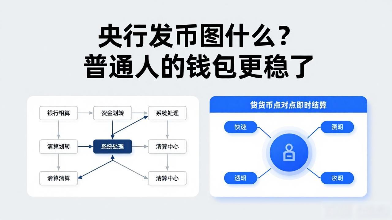 央行发币图什么？普通人的钱包更稳了