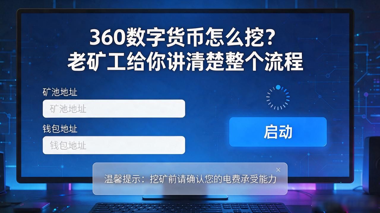 360数字货币怎么挖？老矿工给你讲清楚整个流程
