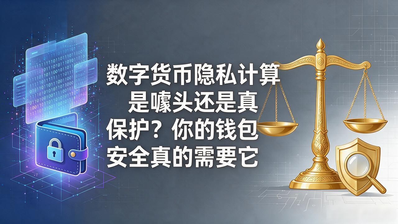 数字货币隐私计算是噱头还是真保护？你的钱包安全真的需要它