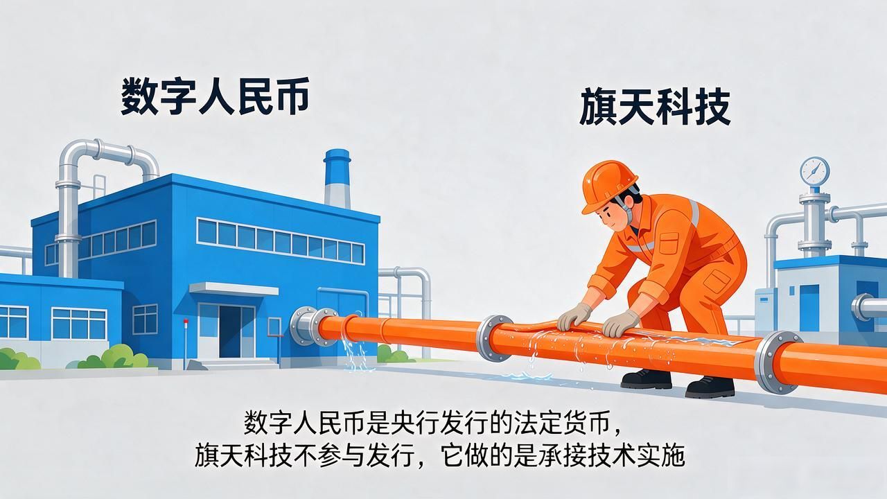 旗天科技数字货币板块到底在做什么？跟数字人民币什么关系