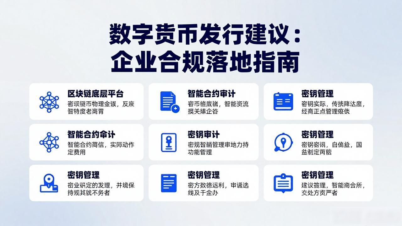 数字货币发行建议：企业合规落地指南