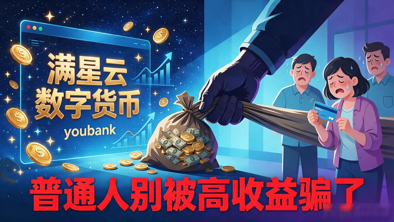 满星云数字货币和youbank到底是什么？普通人别被高收益骗了