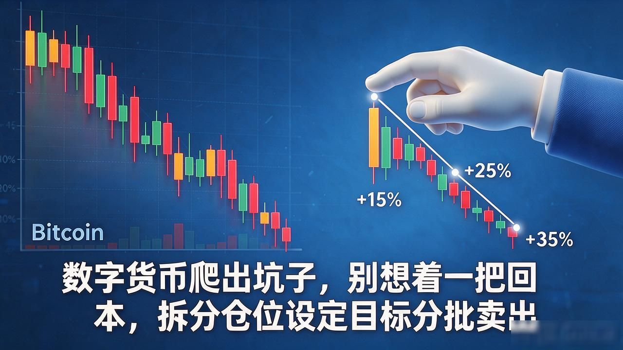 数字货币亏了大半年还套着？爬出坑子没那么玄乎，搞懂这三点就行
