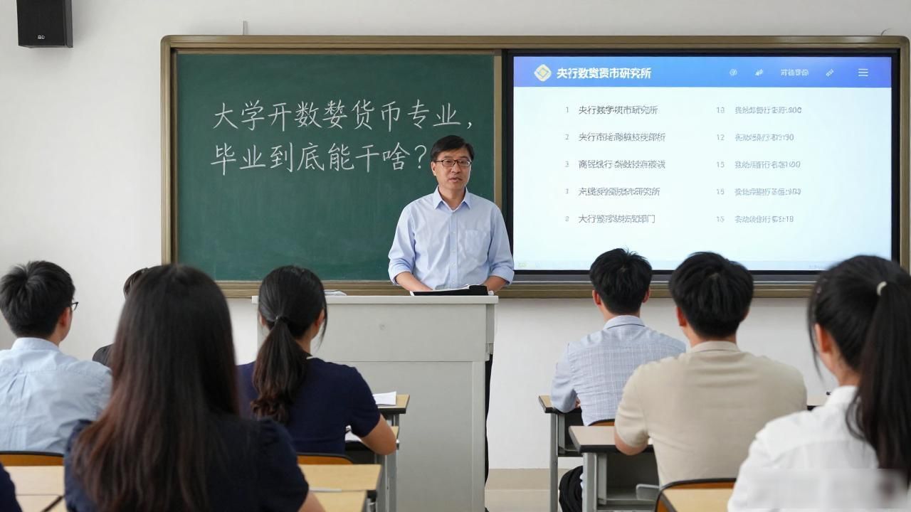 大学开数字货币专业，毕业到底能干啥？在系里待了十年的老师说实话
