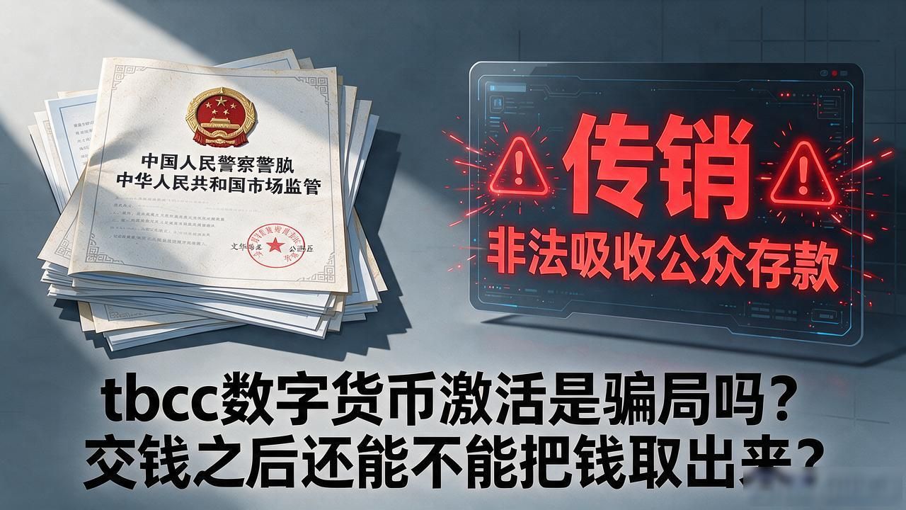 tbcc数字货币激活是骗局吗？交钱之后还能不能把钱取出来