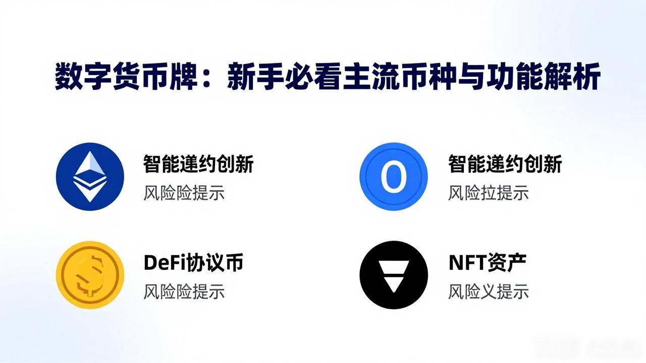 数字货币牌大全：新手必看主流币种与功能解析