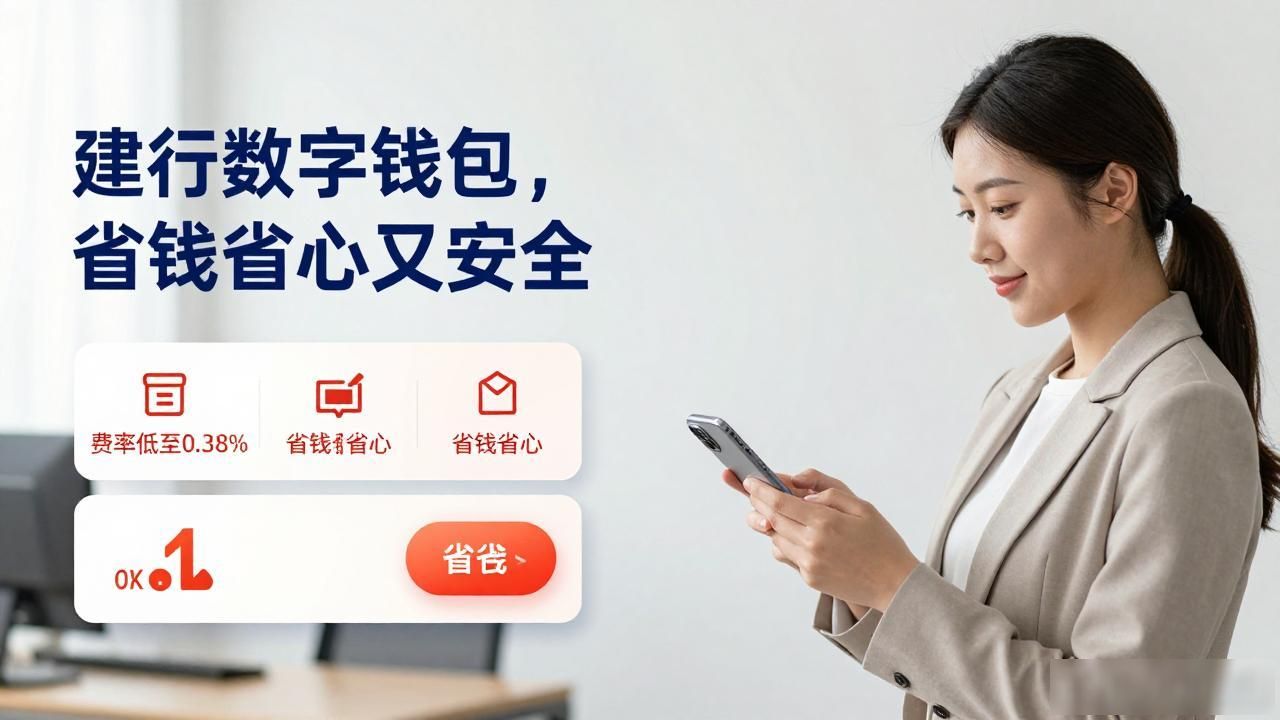 建行数字钱包，省钱省心又安全