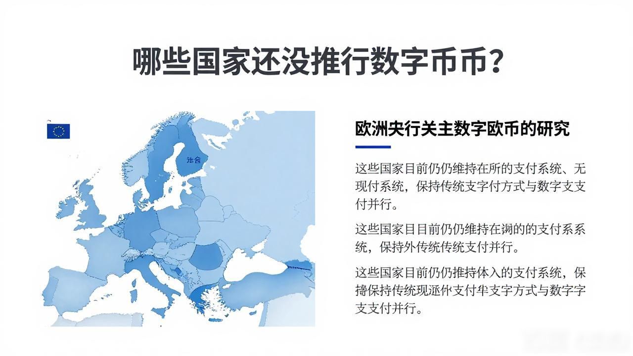 哪些国家还没推行数字货币？
